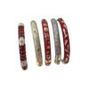 oly-afc4bfc779e3b9df6e3d3ffc6c4158b2 Wholesale Trendy Floral Enamel Open Bracelet Alloy Electroplated Rhinestone Jewelry Accessory Gift