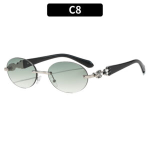 C8-Silver Frame Double Green Film