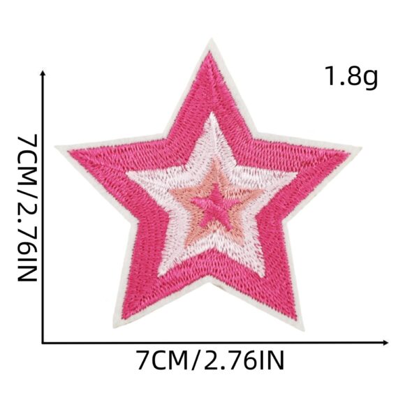 oly-b0103c075a334cffecb5f465c078ce72 Wholesale Pink Bow Embroidered Patch with Heart Design for Clothing Decoration Fashion Accessory