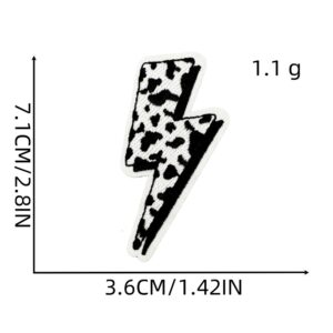 Cow style cloth stickers 2#