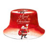 Wholesale Christmas Reversible Bucket Hat Sun Protection Fashion Accessory