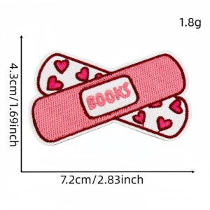 Pink book cloth sticker 13#