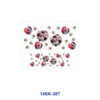 oly-b02fd9fcec087e8fdc7371b49613289b Wholesale 2/4/8pcs Romantic Floral Mini Cup Keychain Sticker