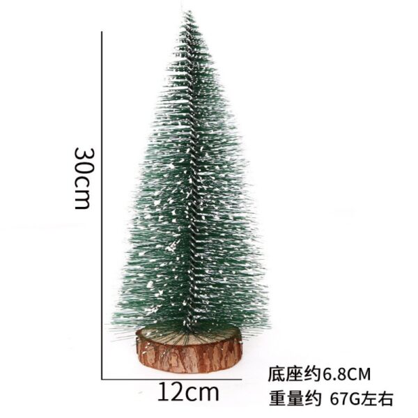 oly-b03ba8c77c94d0eebdf594f397043911 Wholesale DIY Snow-Covered Christmas Tree Desktop Decoration for Home Decor
