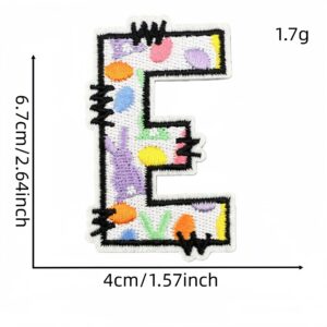 Holiday letter fabric applique e