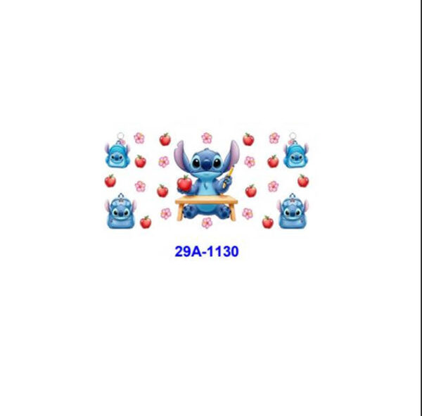 oly-b07439b1b8db744df87b034328ca2f02 Wholesale 16oz Blue Cartoon Series Cup UV DTF Wraps