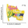 Wholesale Colorful Cartoon English Alphabet Embroidered Patches Decorative Fashion Accessory for Clothing Gift Resale