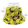Wholesale Stylish Cartoon Duck Print Fisherman Hat Sunscreen Outdoor Hat for Everyday Wear