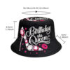 Wholesale Double Sided High Heels Pattern Bucket Hat Sun Protection Fashion Accessory