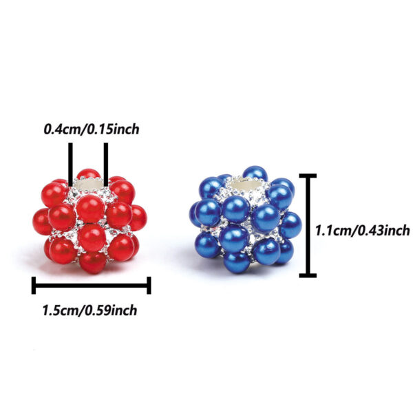 Wholesale Zinc Alloy Imitation Pearl Beads DIY Jewelry Making Spacer Beads Fashion Accessory Craft Supplies