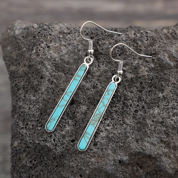 oly-b09298108cfaec5e9b0b3ce6282f9626 Wholesale Ancient Silver Electroplated Alloy Geometric Earrings Retro Western Style Fashion Accessory
