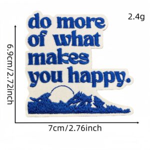 Blue english fabric patch 12#