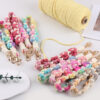 Wholesale Korean Style Hand Woven Keychain Fashion Accessory Boutique Resale Gift