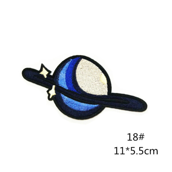 Wholesale Embroidered Space Astronaut Rocket Patches Stylish Fashion Accessory for Clothing Boutique Resale