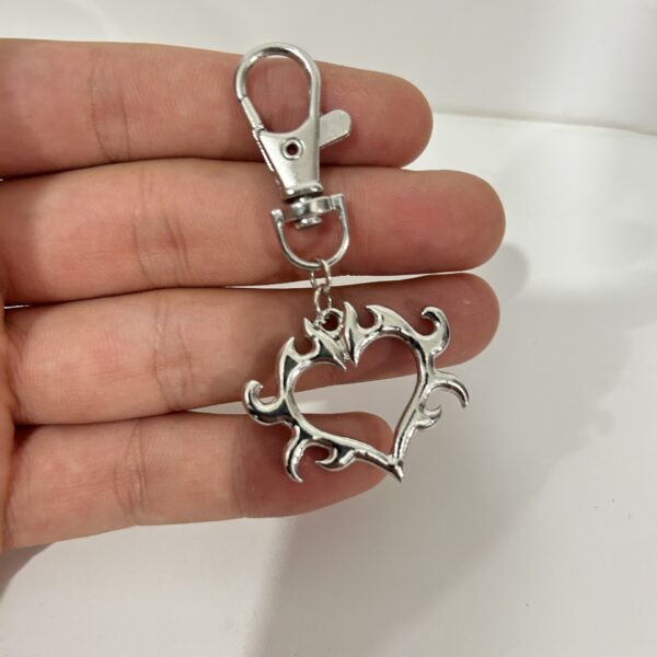 Wholesale Silver Alloy Horseshoe Clip Keychain Trendy Couple Gift Bag Charm