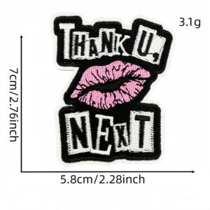 Cartoon black and pink fabric applique 13#