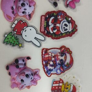 Wholesale 30pcs Animal Series Random Series Acrylic Flat Back Mbellishments Suitable for DIY Badge Reels Phone Holders