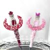 oly-b0c87f0b1bd4ae0d1cf5539988d38379 Wholesale Trendy Moon Boat Beaded Pen Colorful Sugar Design Chic Writing Accessory