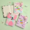 Wholesale Cute Cat Plush Notebook Trendy Design Lock Journal for Kids Creative Diary for School