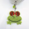 Wholesale Cute Cartoon Frog Rhinestone Keychain Alloy Key Ring Bag Charm Gift
