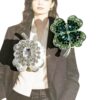 oly-b0eecab162b3ab500c9f79b9ad4bdfcf Wholesale Four Leaf Clover Loose Beads DIY Phone Chain Keychain Accessory Mixed Colors for Everyday Use