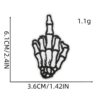 oly-b0f2e01448ee378dc52798bcd549a8d0 Wholesale Skull Embroidery Patch Black White Butterfly Iron-On Decorative DIY Accessory