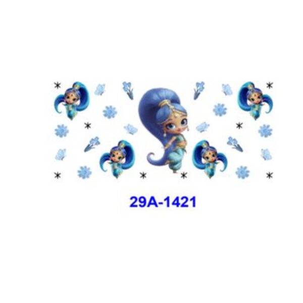oly-b19b9b3a95dd546ba3547edda309f707 Wholesale 16oz Sister Duo Organization Cartoon Series Cup DTF Wraps