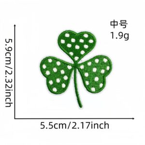 Green leaf medium cloth sticker 26#