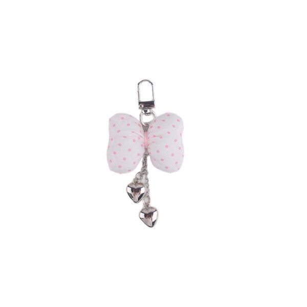 oly-b1a46a60efe696dddf7db1710fe35bea Wholesale Fashion Bow Tie Silicone Keychain Bag Charm Phone Accessory