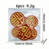oly-b1a9e8c16bd895fe52fff3c858082141 Wholesale Chinese New Year Cartoon Blessing Character Embroidery Patch Adhesive Decorative Cloth Patch for Home Decor Craft Gift Resale