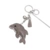 Wholesale Dolphin Rhinestone Keychain with Tassel, Stylish Bag Charm for Women, Boutique Resale Jewelry Accessory