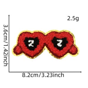 Glasses cloth stickers 5#