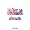 Wholesale 8pcs Vintage Floral Mini Cup Keychain Sticker