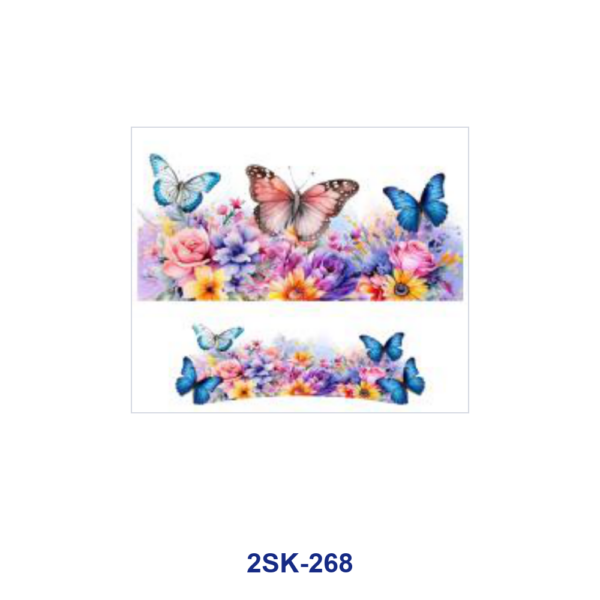 Wholesale 8pcs Vintage Floral Mini Cup Keychain Sticker