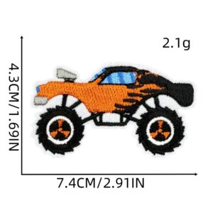 Cartoon car cloth sticker 5#
