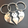 Wholesale Creative Best Friend Spliced Pendant Necklace Fashion Accessory Gift for Couple