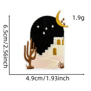 Solid color bohemian cloth patch 1#