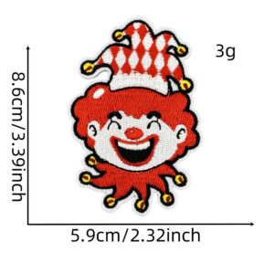 Clown cloth stickers 4#