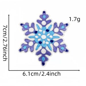 Snowflake cloth sticker 26#