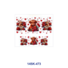 oly-b24700feecf8fec3fd3ad980463ba377 Wholesale 2/4/8pcs Cute Highland Cow Mini Cup Keychain Sticker