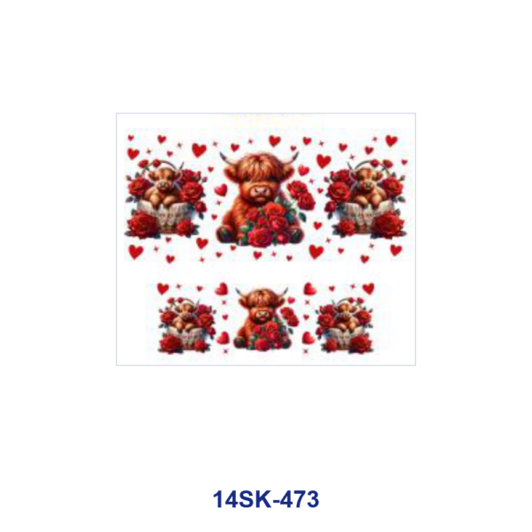 oly-b24700feecf8fec3fd3ad980463ba377 Wholesale 2/4/8pcs Cute Highland Cow Mini Cup Keychain Sticker