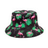 Wholesale Trendy Animal Print Double Sided Bucket Hat for Outdoor Leisure and Sun Protection