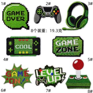 Game cloth stickers combination 8 pack