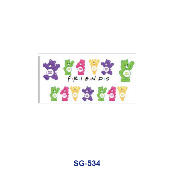 Wholesale 8pcs Lovely Sleepy Bear 3oz Tumbler Stickers Wrap OLY Exclusive