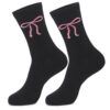 oly-b2af172621bb6aab6478bd165abd1a21 Wholesale Fashion Knitted Jacquard Bow Mid Calf Cotton Socks for Women Trendy Sweet Style Resale