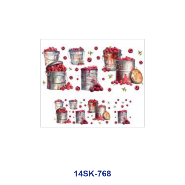 oly-b2b78ccb47af88a68dee4f740914354e Wholesale 2/4/8pcs Vintage Berry Floral Print Mini Cup Keychain Sticker OLY Exclusive
