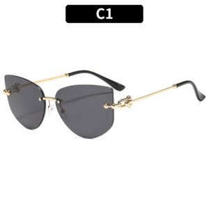 C1-gold frame gray piece