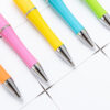 oly-b2d4ddbfdcb6a244e10816d0cabf8a64 Wholesale Decorative Plastic Bead Pen Rotating Office Pen with Pink Refill Cute Student Stationery Resale