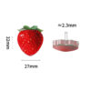oly-b2e0f4e09dbcf63b5095e777ed25ec95 Wholesale Acrylic Strawberry Beads DIY Jewelry Accessories for Keychain Bag Charm