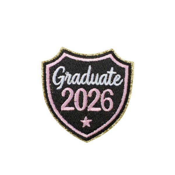 oly-b2e3d4216adc41d574d8f8e812527e42 Wholesale Polyester Graduation Embroidery Patch Trendy Clothing Decoration for Students